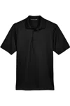Devon & Jones Crownlux Performance Tall Plaited Long Sleeve Polo In Black
