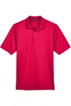 Devon & Jones Crownlux Performance Address Mlange Polo In Red