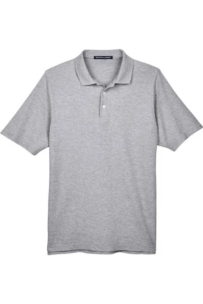 Devon & Jones Drytec20 Performance Polo In Gray
