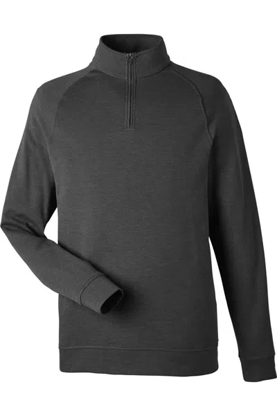 Devon & Jones New Classics Charleston Quarter-zip Pullover In Black