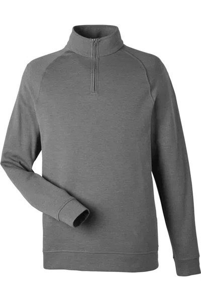 Devon & Jones New Classics Charleston Quarter-zip Pullover In Gray