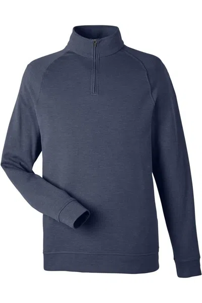 Devon & Jones New Classics Charleston Quarter-zip Pullover In Blue
