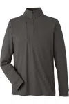 Devon & Jones New Classics Performance Quarter-zip Pullover In Gray