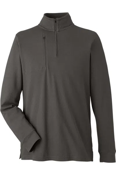 Devon & Jones New Classics Performance Quarter-zip Pullover In Gray