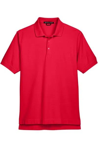 Devon & Jones Pima Piqu Polo In Red