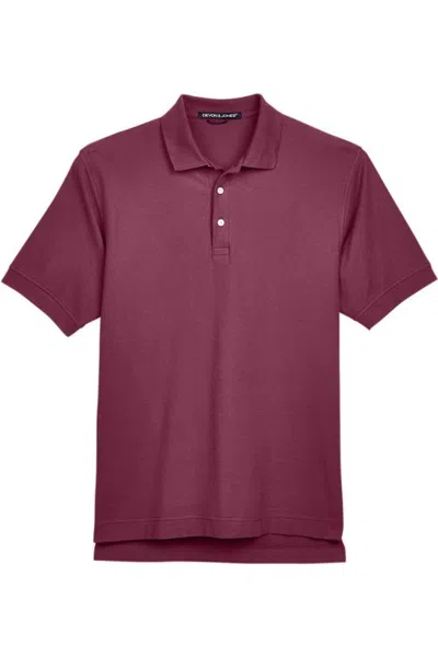 Devon & Jones Pima Piqu Polo In White