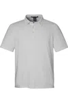 Devon & Jones Raleigh Stretch Polo In Gray