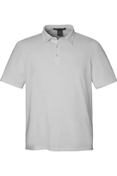 Devon & Jones Raleigh Stretch Polo In Gray