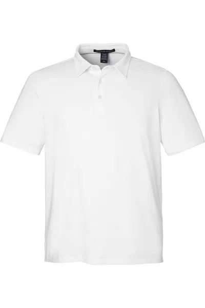Devon & Jones Raleigh Stretch Polo In White