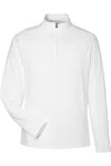 Devon & Jones New Classics Performance Quarter-zip Pullover In White