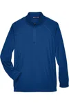 Devon & Jones Stretch Tech-shell Compass Quarter-zip Pullover In Multi