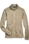 Devon & Jones Women's Bristol Full-zip Sweater Fleece Jacket In Multi