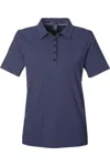 Devon & Jones Women's Crownlux Performance Geo Polo In Blue