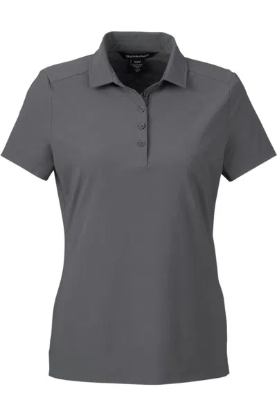 Devon & Jones Women's Crownlux Performance Windsor Welded Polo In Gray