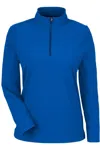 Devon & Jones Women's Crownlux Performance Windsor Welded Quarter-zip Pullover In Multi