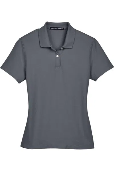 Devon & Jones Women's Drytec20 Performance Polo In Gray