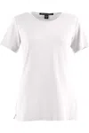 Devon & Jones Women's Perfect Fit Shell T-shirt In White