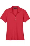 Devon & Jones Women's Pima Piqu Polo In Red