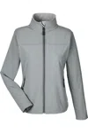 Devon & Jones Women's Softshell Jacket In Gray