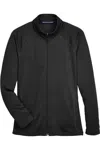 Devon & Jones Women's Stretch Tech-shell Compass Full-zip Jacket In Black