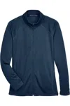 Devon & Jones Women's Stretch Tech-shell Compass Full-zip Jacket In Blue