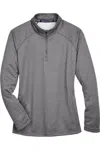 Devon & Jones Women's Stretch Tech-shell Compass Full-zip Jacket In Gray