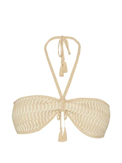 Devon Finn Bikini Top In Neutral