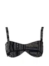 Devon Ivy Bikini Top In Black