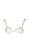 Devon Josephine Bikini Top In White