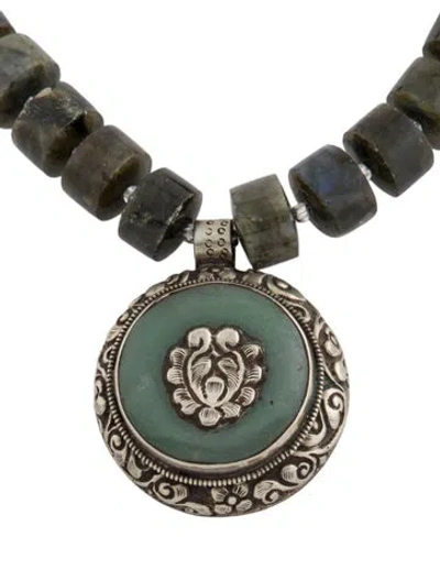 Pre-owned Devon Leigh Multistone Pendant Necklace, 18.5"