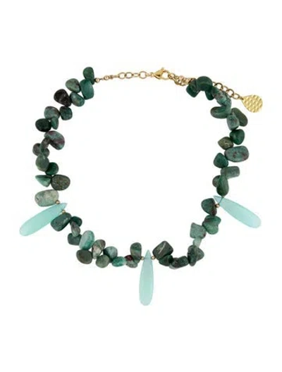 Pre-owned Devon Leigh Multistone Station Necklace, 19"