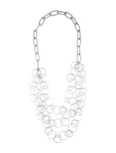 Pre-owned Devon Leigh Multistrand Link Chain Necklace, 34"