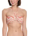 Devon Windsor Adele Halter Bikini Top In Orange
