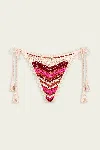 Devon Windsor Alma Bikini Bottom In Berry In Multi