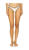 Devon Windsor Annie Bikini Bottom In Cream Sequin In Cream Sequin