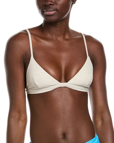 Devon Windsor Aubrie Bikini Top In Gold