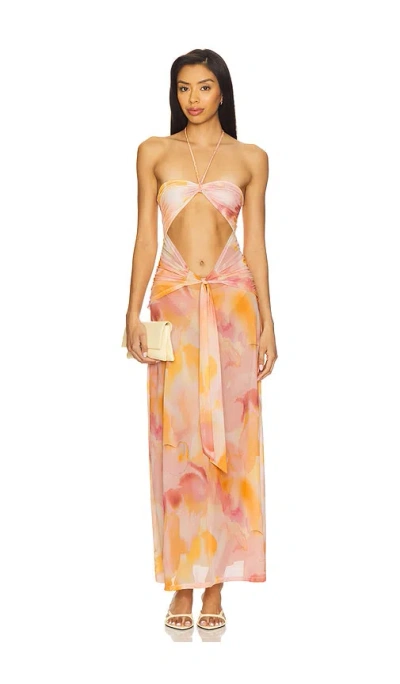 Devon Windsor Berrie Dress In Sunset