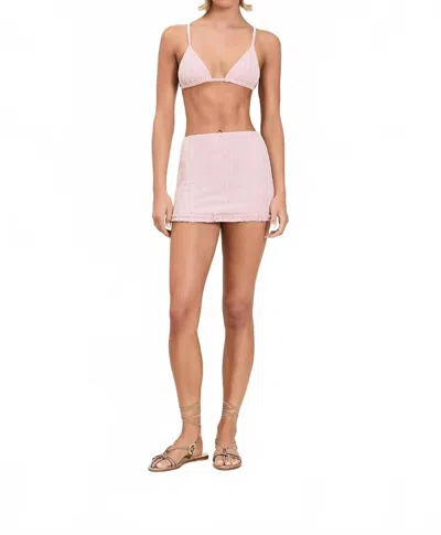 Devon Windsor Bianca Skirt In Rose Cream In Pink