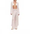 Devon Windsor Camille Pant In Ivory In White