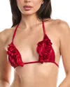 Devon Windsor Casey Bikini Top In Red