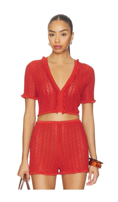 Devon Windsor Charlene Top In Brown