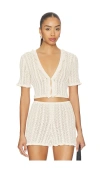 Devon Windsor Charlene Top In Brown