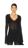 Devon Windsor Cindy Tunic In Black