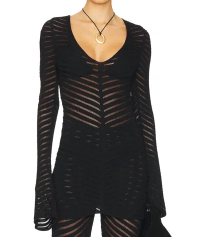 DEVON WINDSOR CINDY TUNIC COVER UP IN BLACK