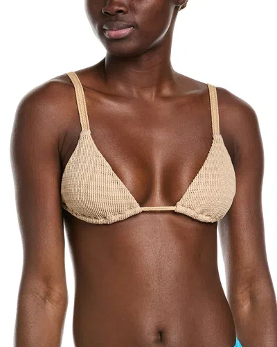 Devon Windsor Clio Bikini Top In Gold
