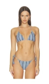 Devon Windsor Coco Bikini Top In Multi