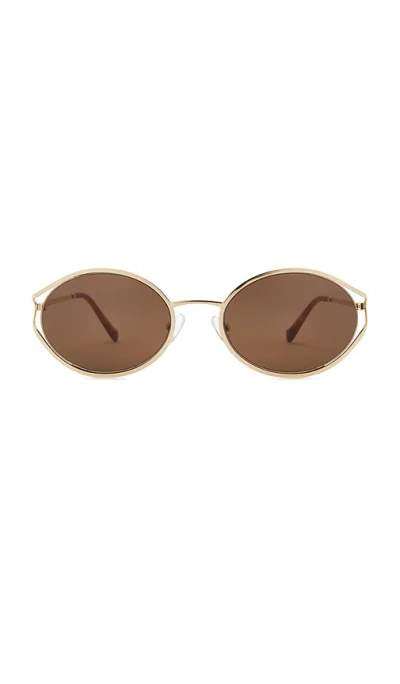 Devon Windsor Como Sunglasses In 棕色