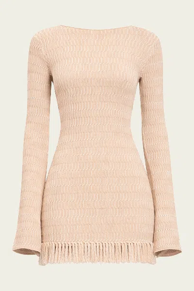 Devon Windsor Costa Dress In Cashew