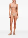 Devon Windsor Crochet-knit Triangle Bikini In Neutral