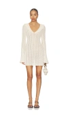 Devon Windsor Davina Dress Clay In White